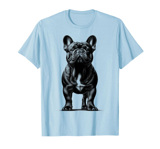 Cute French Bulldog in Proud Pose T-Shirt