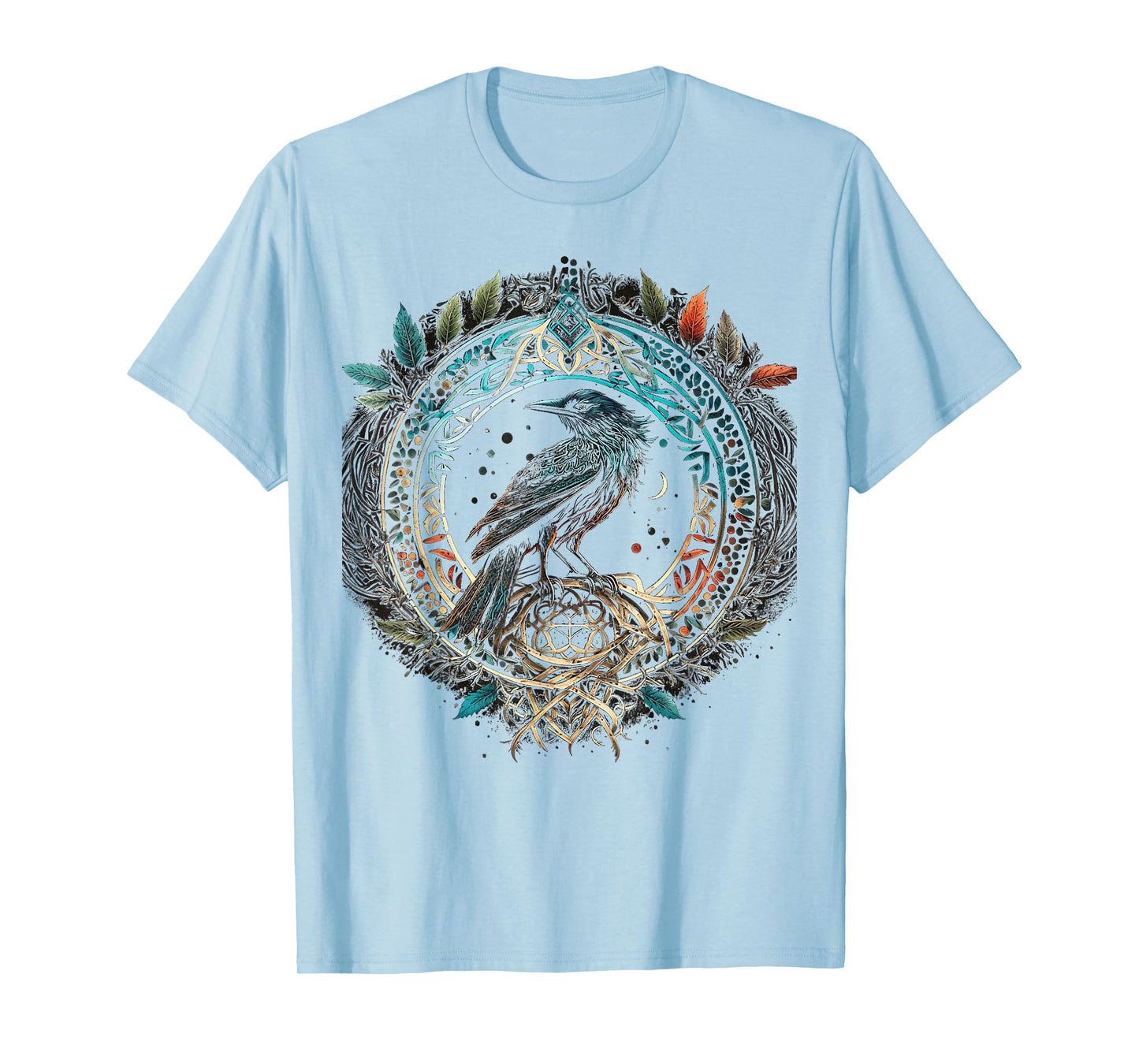 Odin's Bird Northman Valhalla Norse Mythology T-Shirt