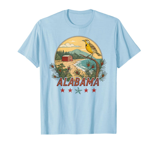 Retro Vintage Sweet Alabama Yellowhammer Souvenir T-Shirt