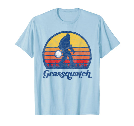 Grassquatch! Funny Bigfoot & Banjo Bluegrass Sasquatch Shirt T-Shirt