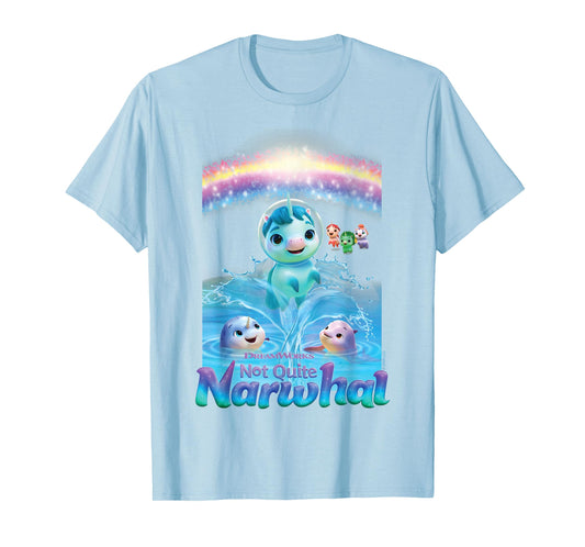 DreamWorks Not Quite Narwhal Jumping T-Shirt