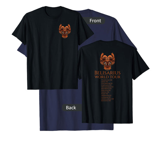 Byzantine History - Belisarius World Tour - Eastern Rome T-Shirt