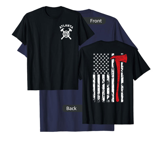 City Of Atlanta Fire Department Georgia Firefighter T-Shirt