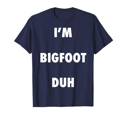 Easy Halloween Bigfoot Costume Shirt for Men Women Kids T-Shirt