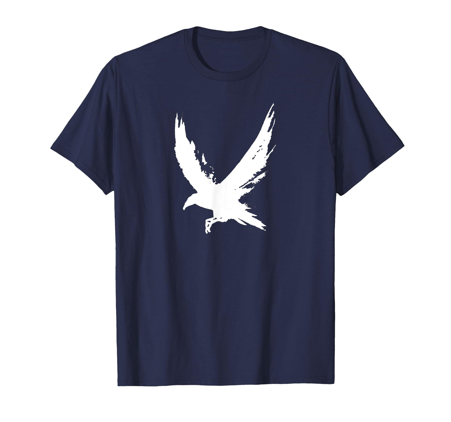 Crow Raven Shirt Distressed Flying Bird Crow Tee Shirt T-Shirt