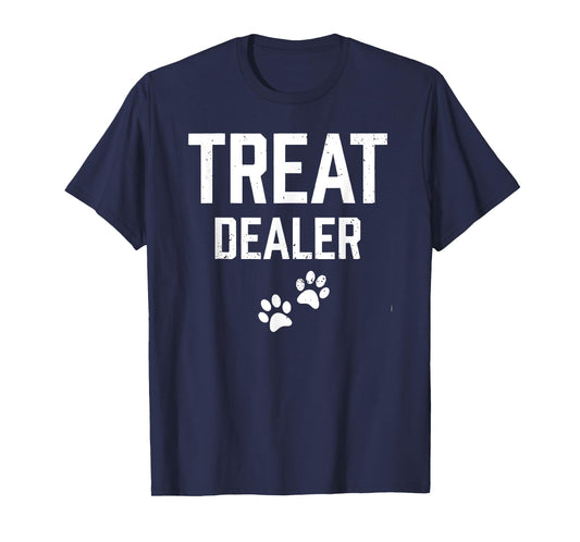 Treat Dealer Shirt Funny Dog Lover Cat Lover Paw Men Wo,en T-Shirt