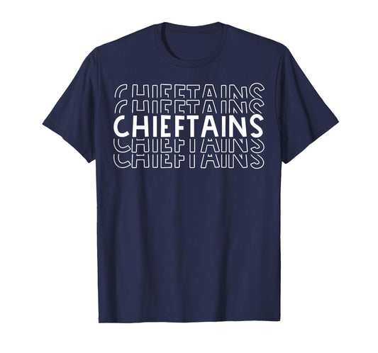 Chieftains School Sports Team Mascot Town Go College Athlete T-Shirt
