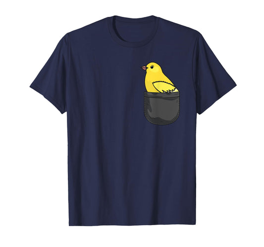 Canary in Pocket Funny Animal Lover Gift T-Shirt
