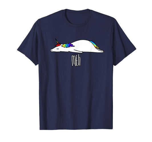 Funny unicorn meh design T-Shirt