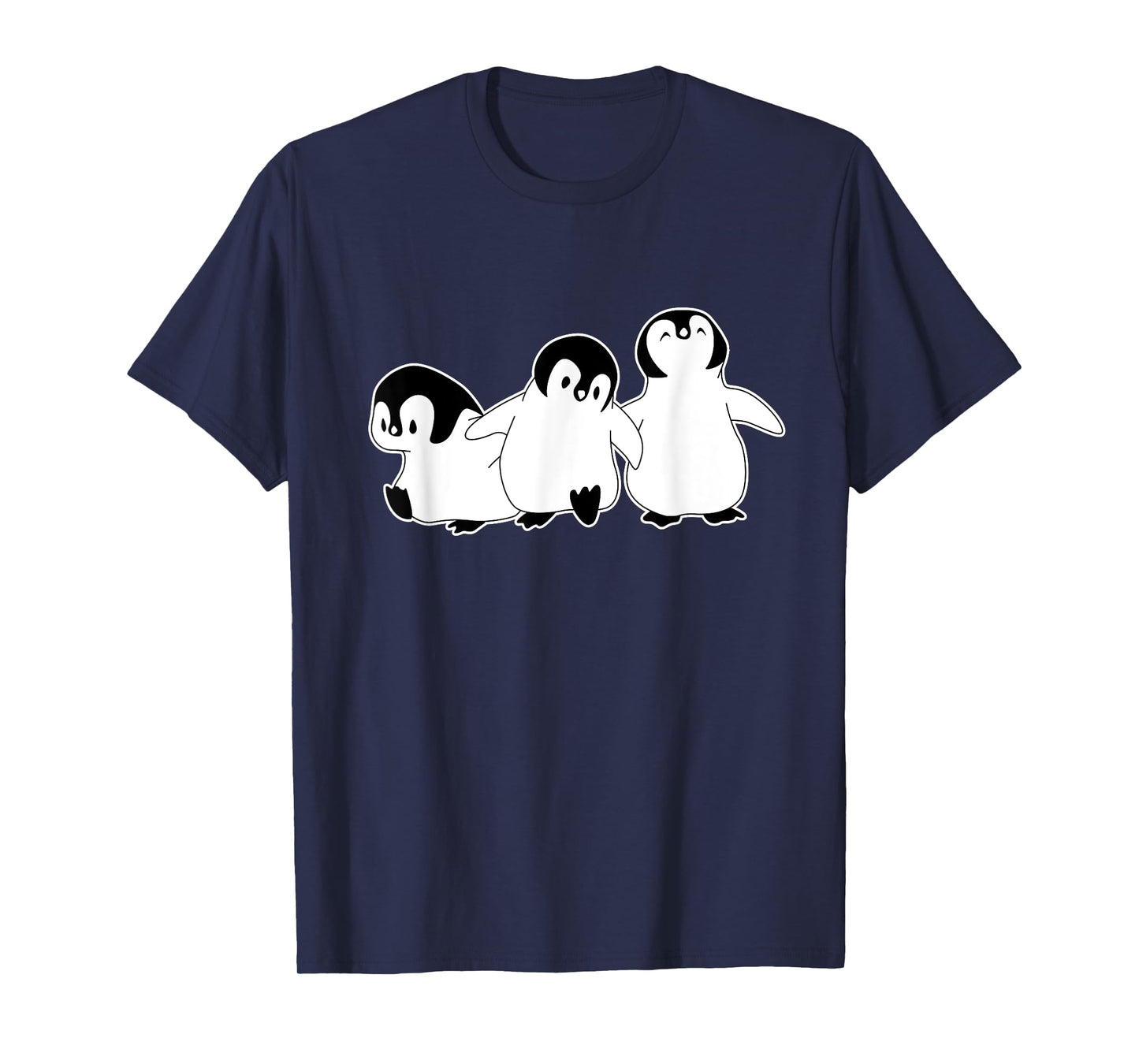 Cute Penguins Cheerful Animal World Birds Penguin Children T-Shirt