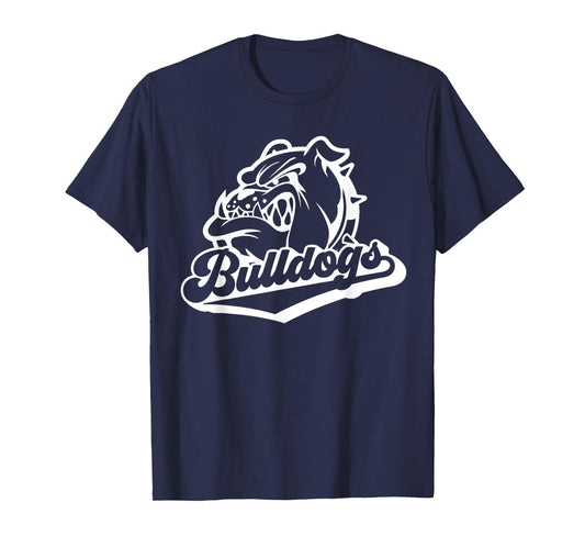 Bulldogs School Spirit Mascot Logo Game Day Bulldog Pride T-Shirt
