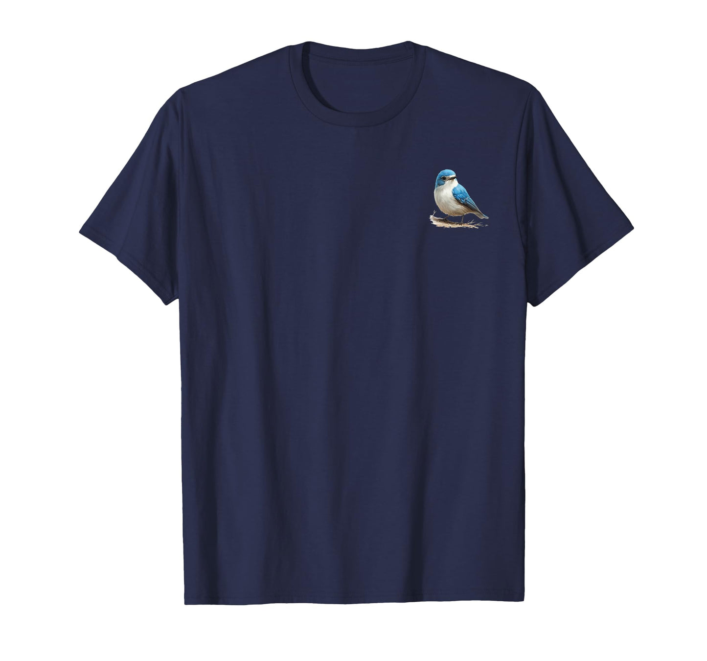 Bluebird in pocket - Watercolor Bluebird T-Shirt
