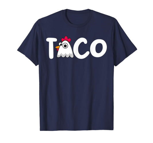 Funny Taco always chickens out meme American politics gag T-Shirt