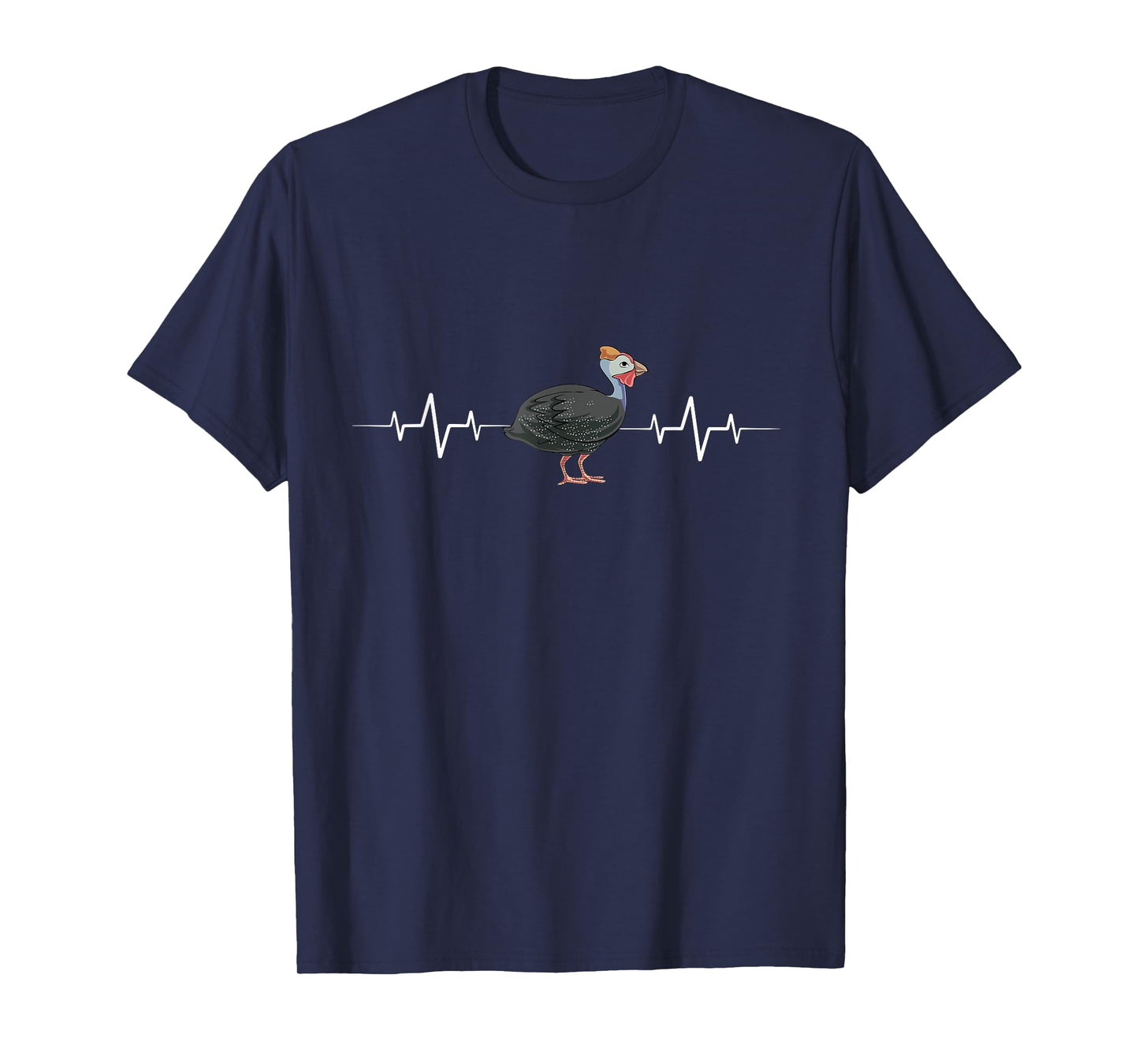 Guinea Fowl Heartbeat T-Shirt