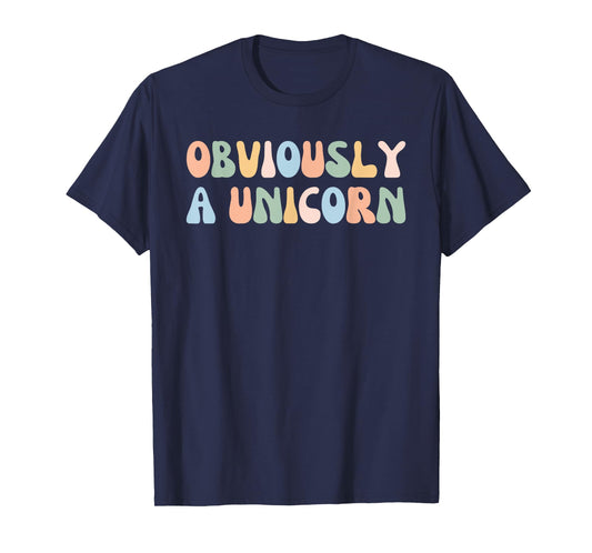 Obviously A Unicorn Love School Grad Lover T-Shirt