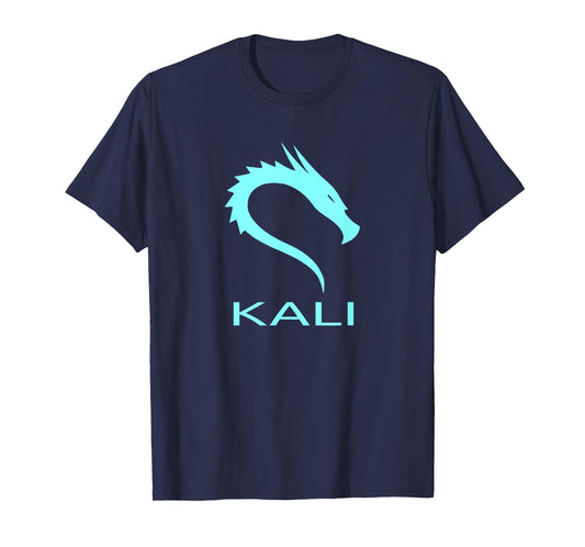 Kali Linux tagline T-Shirt with Dragon Open Source Os Tee T-Shirt