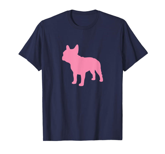 Pink French Bulldog T-Shirt Frenchie Lover Apparel Men Women Kids T-Shirt