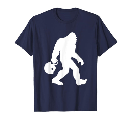 Funny Bigfoot Football Fan Gift for Sunday Football Lovers T-Shirt