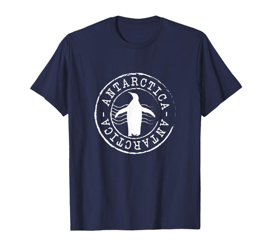Postage Stamp Antarctica Penguin T-Shirt