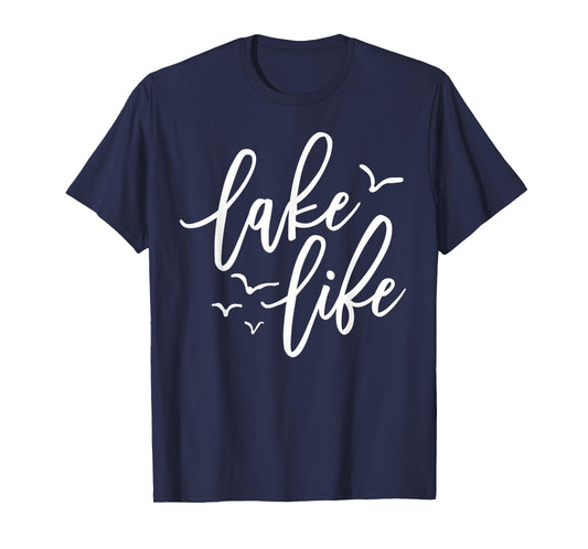Lake Life Vibes Vacation Mode Womens Mens Kids Lake T-Shirt