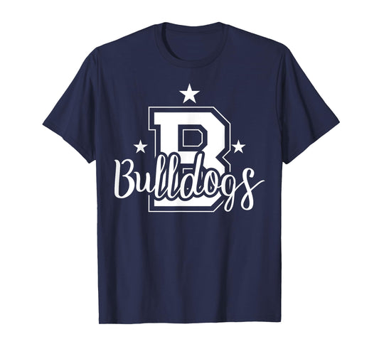 Schools Sports Mascot Bulldogs Team Fanatic Gift T-Shirt