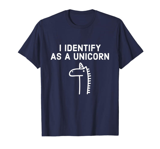 I Identify As A Unicorn - Halloween T-Shirt