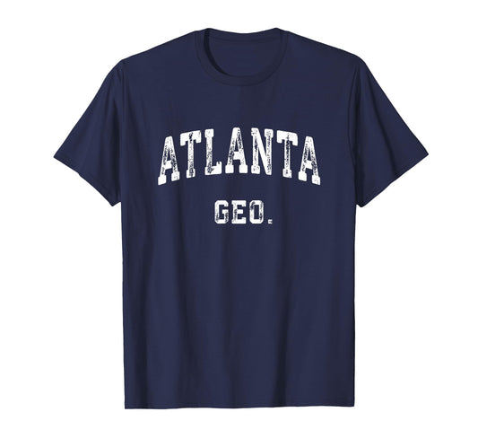 Atlanta Georgia GA T-Shirt Vintage Athletic Sports T-Shirt