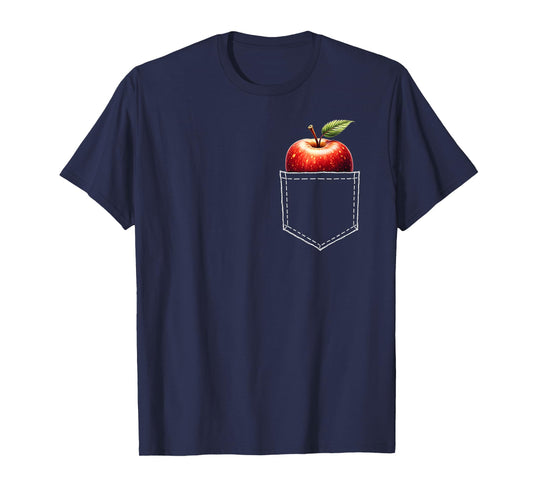 Cute Apple In The Pocket T-Shirt