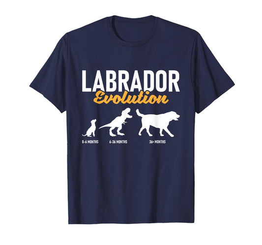 Labrador Evolution - Pet Owner Animal Dog Lover T-Shirt