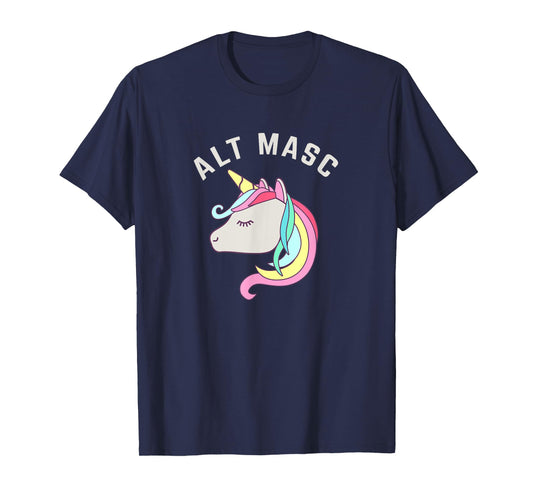 LGBT Tees: Alt Masc Rainbow Unicorn T-Shirt T-Shirt