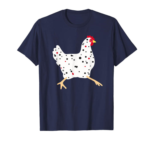 Chicken Hen Cute Polka Dot Chicken T-Shirt