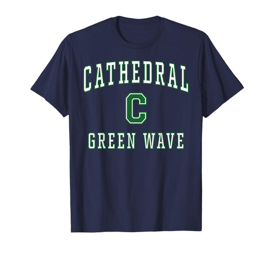 Cathedral High School Green Wave T-Shirt