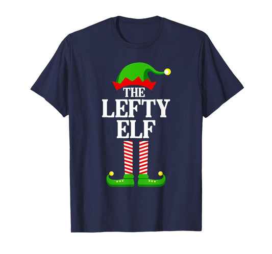 Lefty Elf Family Matching Group Funny Christmas T-Shirt