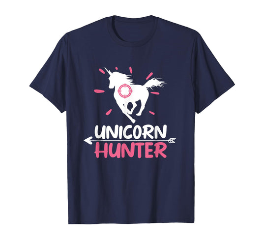 Funny Lazy Halloween Costume Fairy Rainbow Unicorn Hunter T-Shirt