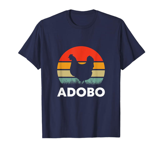 Retro Chicken Adobo Funny Filipino Filipina Philippines Food T-Shirt