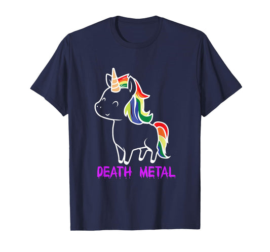 Death Metal Unicorn T-Shirt Music Festival Metalhead T-Shirt