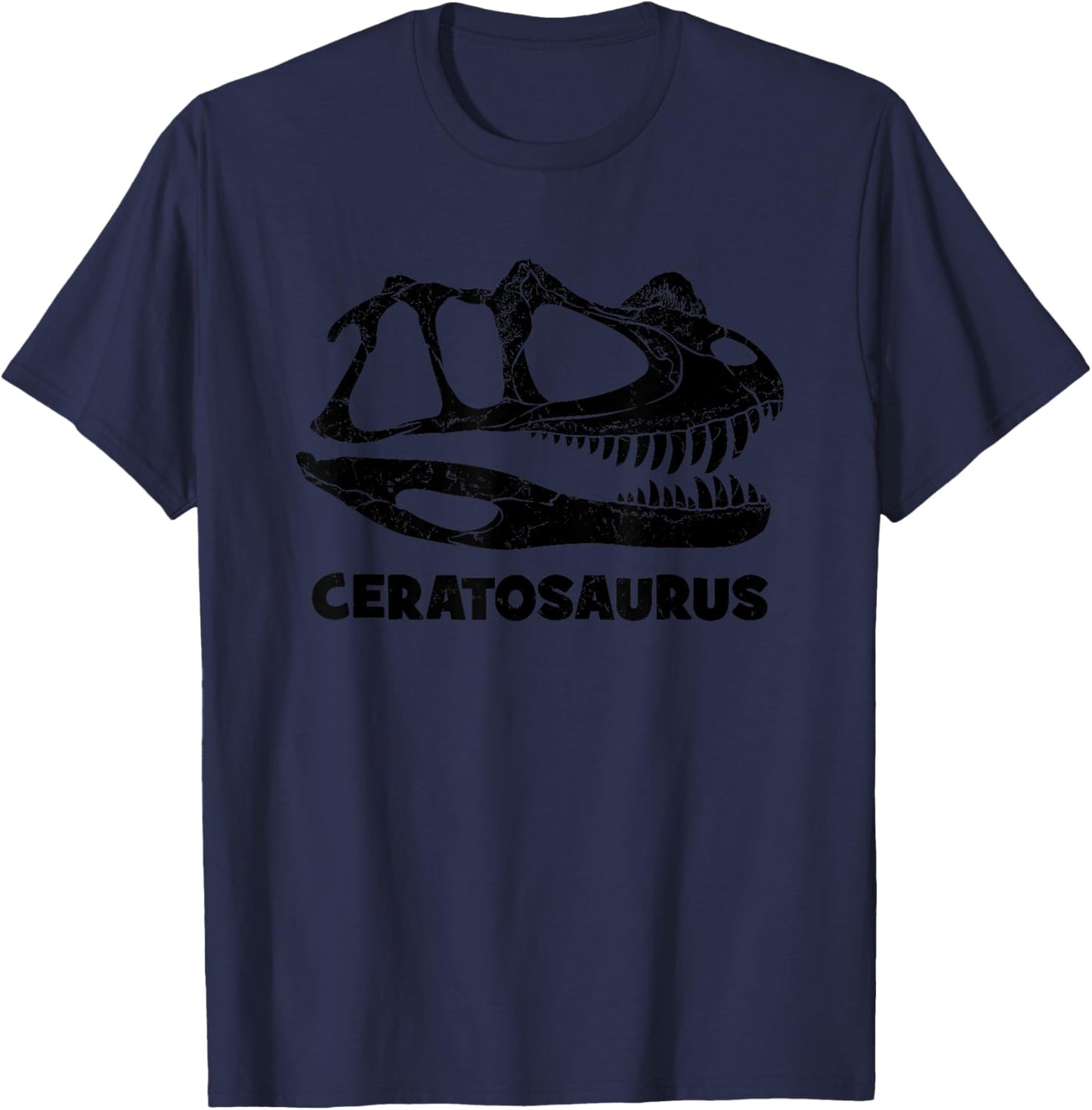 Ceratosaurus Skull Fossil T-Shirt