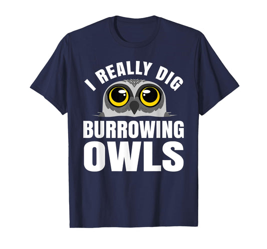 Burrowing Owl Lover Bird Watcher Ornithology Nocturnal Hoot T-Shirt