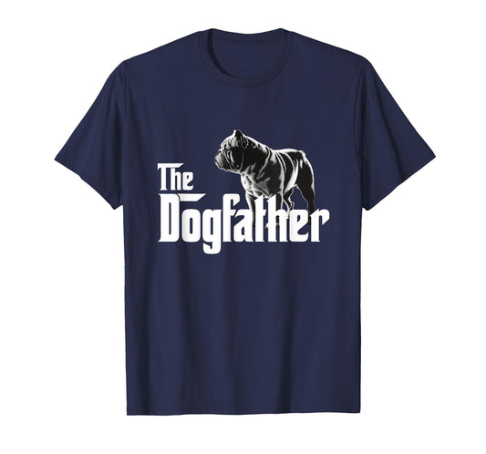 The Dogfather - Funny Bulldog Men T-Shirt