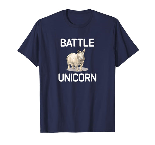 Battle Unicorn, funny, rhinoceros, jokes, sarcastic T-Shirt