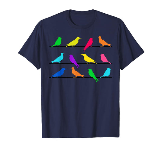 Birding Retro Classic Bird Watcher Watching Gift T-Shirt