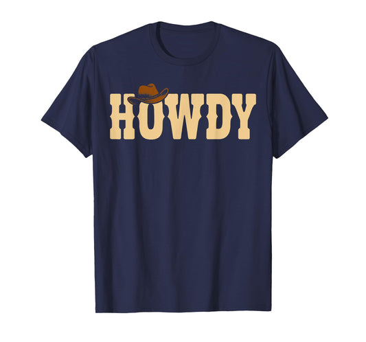 Howdy Name Country Cowboy Western Gift For Men Women Kids T-Shirt
