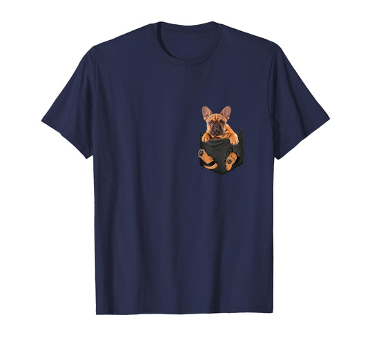 Dog Lovers Gifts French Bulldog In Bag T-Shirt