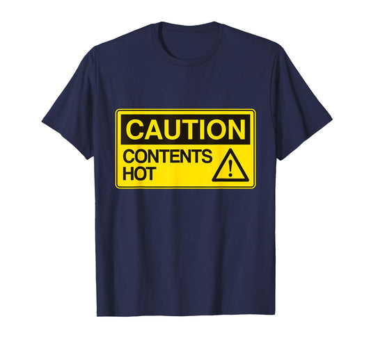 Caution contents Hot Boys and Girls Party and Pajama T-Shirt