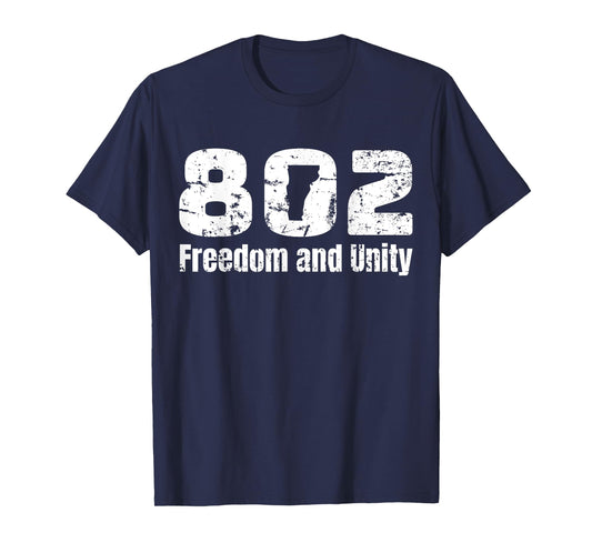 802 Vermont T-Shirt - Freedom and Unity