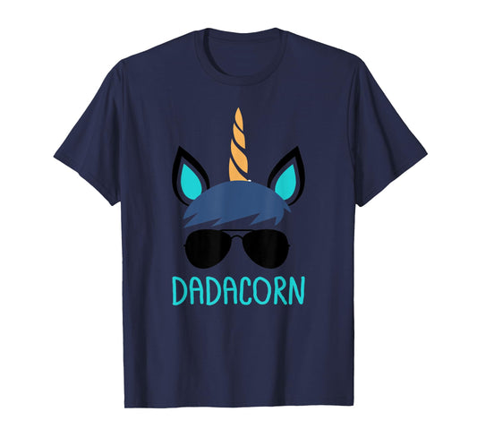 Dadacorn Unicorn Dad T-Shirt Father's Day Gift T-Shirt