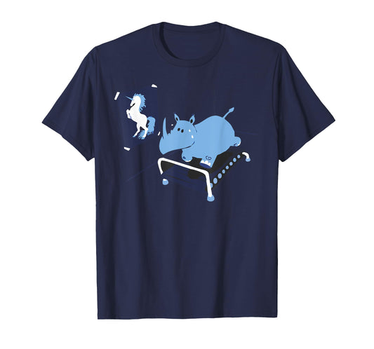 Rhino = Fat Unicorn T-Shirt - Popular Adult Humor T-Shirts T-Shirt