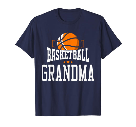 Basketball Grandma Team Sports Fan T-Shirt