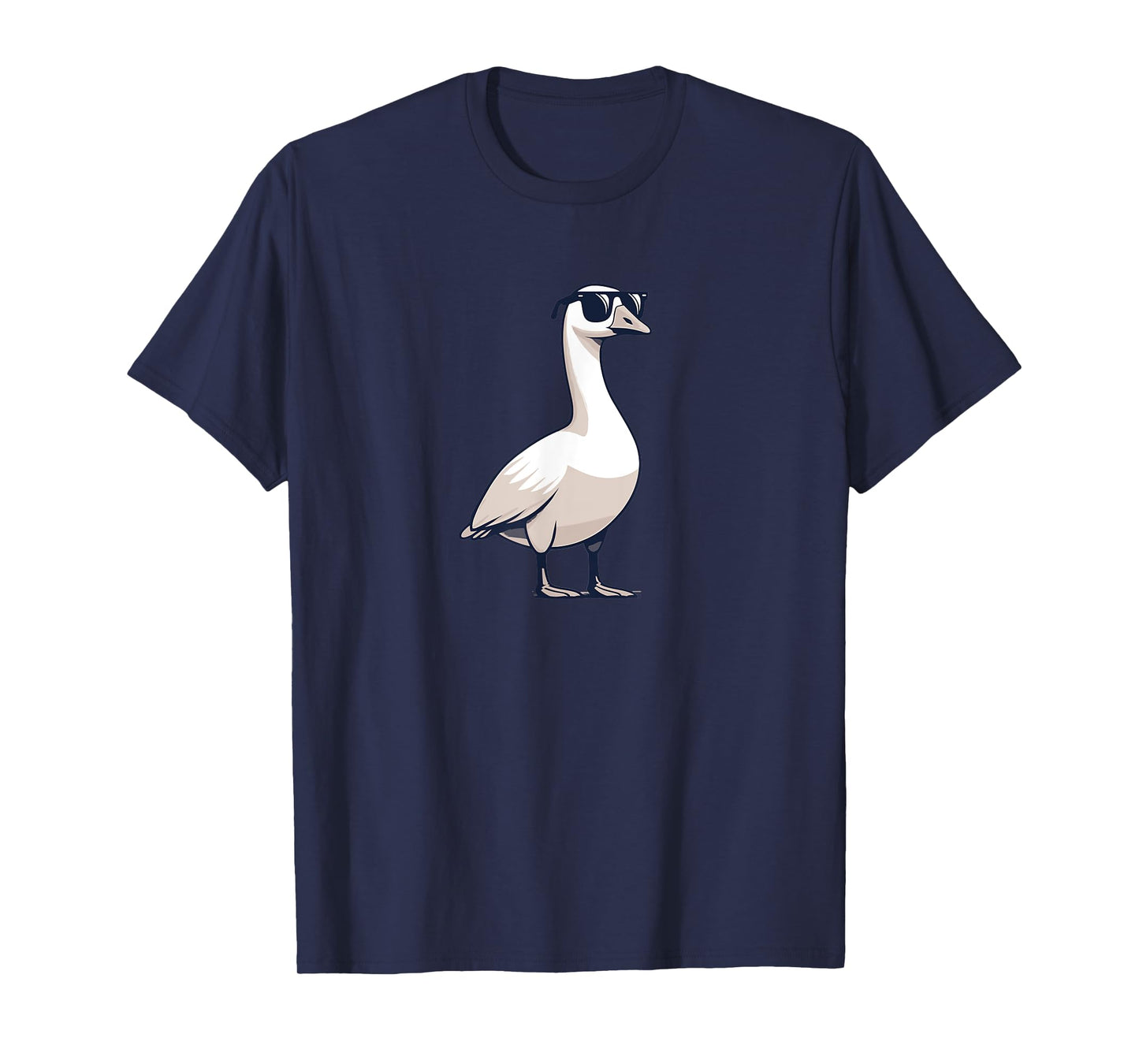 Goose With Sunglasses - Funny Bird Lake Pond Geese T-Shirt