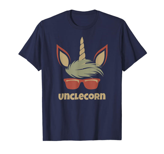 Unclecorn Vintage Unicorn Uncle Funny Gift T-Shirt
